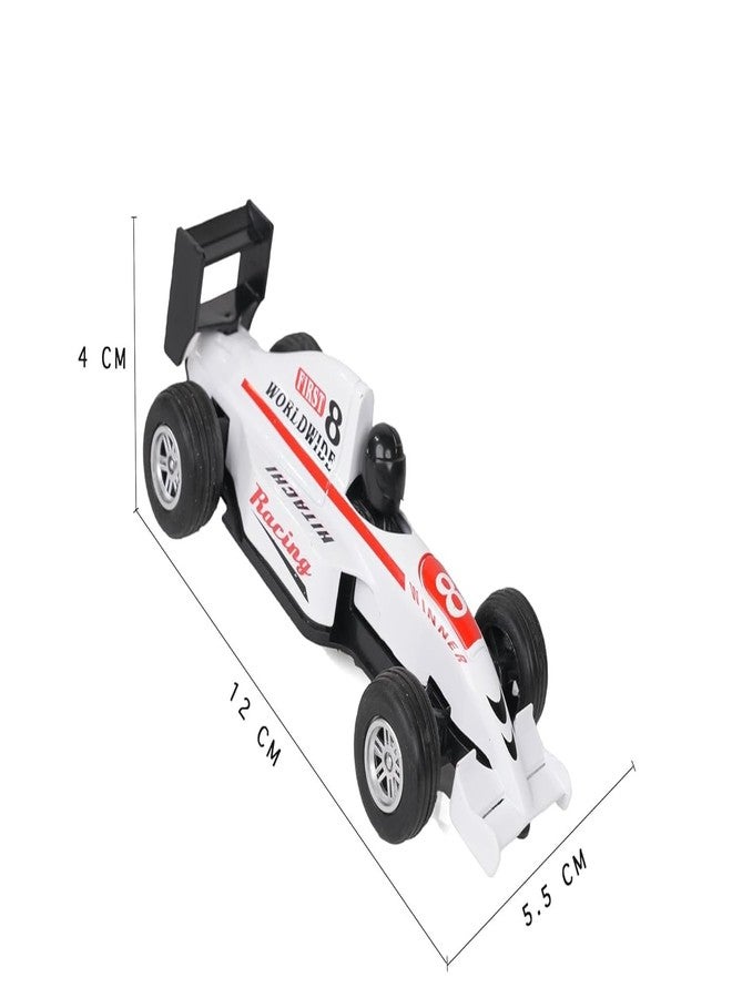 بلس بوينت سيارات سباق فورمولا 1 المصغرة من المعدن المصبوب من PLUSPOINT للأطفال، سيارات سباق فورمولا 1 عالية السرعة، نماذج سيارات قابلة للسحب، ألعاب سيارات قابلة للتجميع للأولاد من عمر 3 سنوات فما فوق - Image 4
